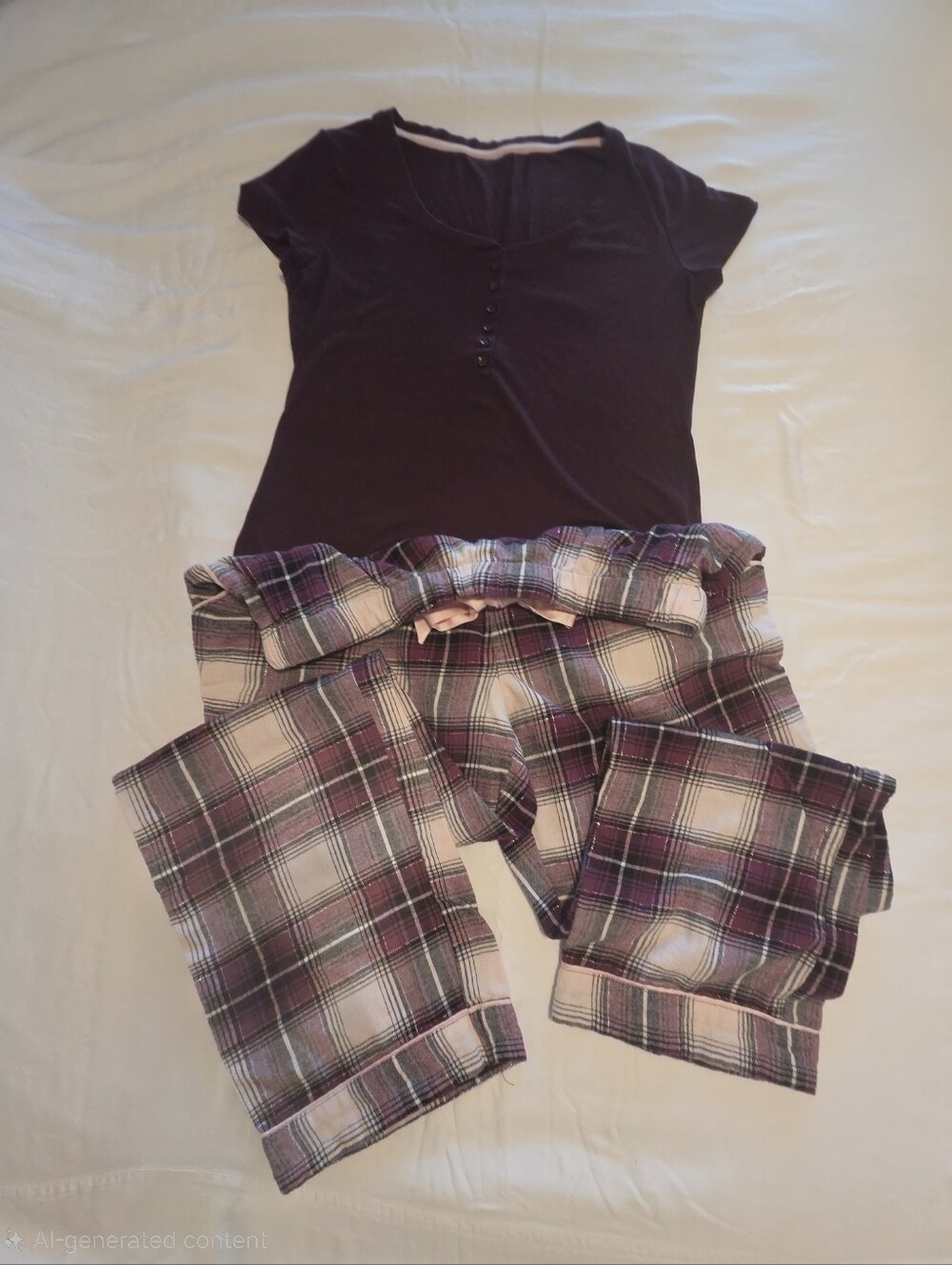 New York & Company Short Sleeve Pajama Set